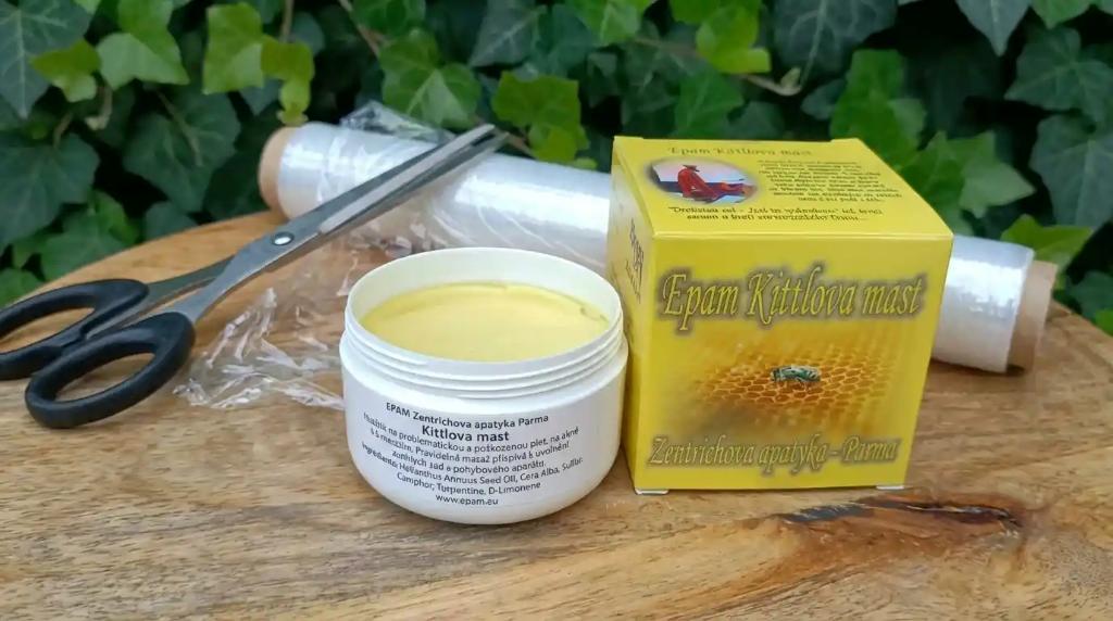 Kittlova mast -příprava na zábal